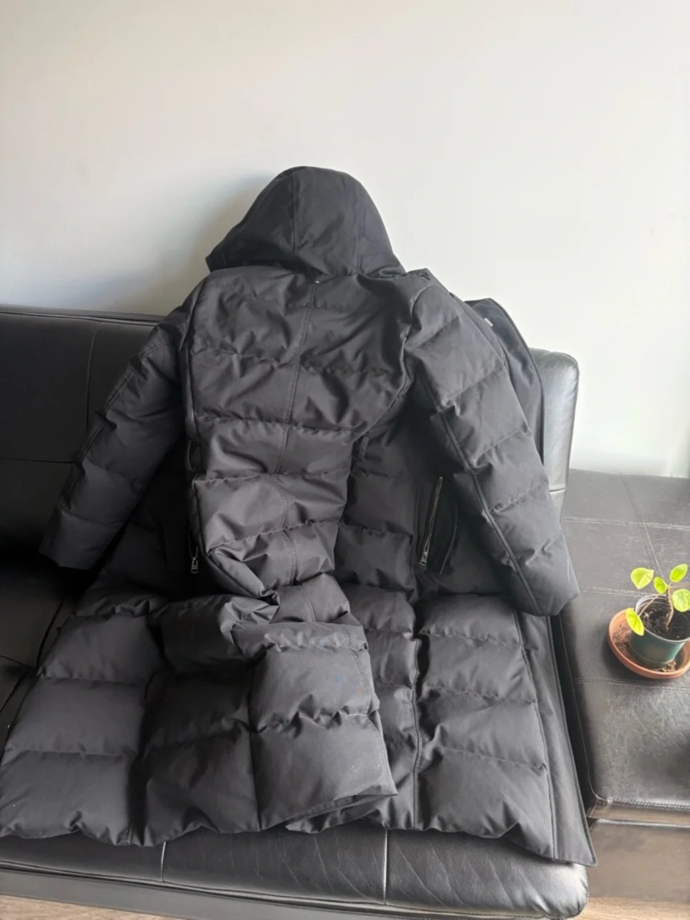 Mackage Black Women's Puffer Coat - Picture 3 of 5